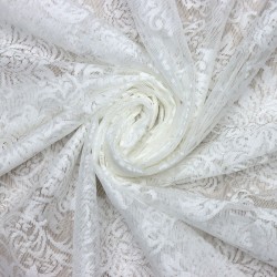 Nora V--1 Wholesale Raschel Plain Knitted Tulle Curtain Fabrics Living Room and Bedroom Curtains 2 Models 100% Polyester