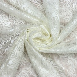 Nora V-2 Wholesale Raschel Plain Knitted Tulle Curtain Fabrics Living Room and Bedroom Curtains 2 Models 100% Polyester
