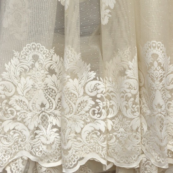 Sansa V-1 Wholesale Raschel Plain Knitted Tulle Curtain Fabrics Living Room and Bedroom Curtains 3 Models 100% Polyester