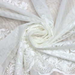 Sansa V-2 Wholesale Raschel Plain Knitted Tulle Curtain Fabrics Living Room and Bedroom Curtains 3 Models 100% Polyester