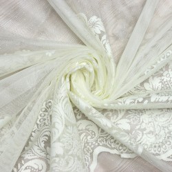 Sansa V-3 Wholesale Raschel Plain Knitted Tulle Curtain Fabrics Living Room and Bedroom Curtains 3 Models 100% Polyester