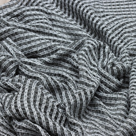 Hugo V-A08 Wholesale Knitted Tulle Curtain Fabrics Living Room and Bedroom Curtains 5 Models 100% Polyester