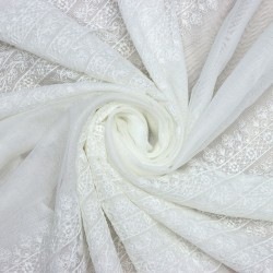 Kanaviçe-2  Wholesale Brode Tulle Curtain Fabrics Living Room and Bedroom Curtains  100% Polyester