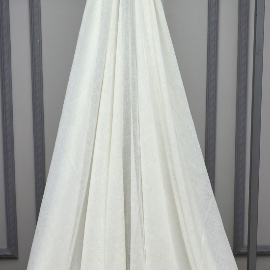 Kt-202 Wholesale Linen Tulle Curtain Fabrics Living Room and Bedroom Curtains  100% Polyester