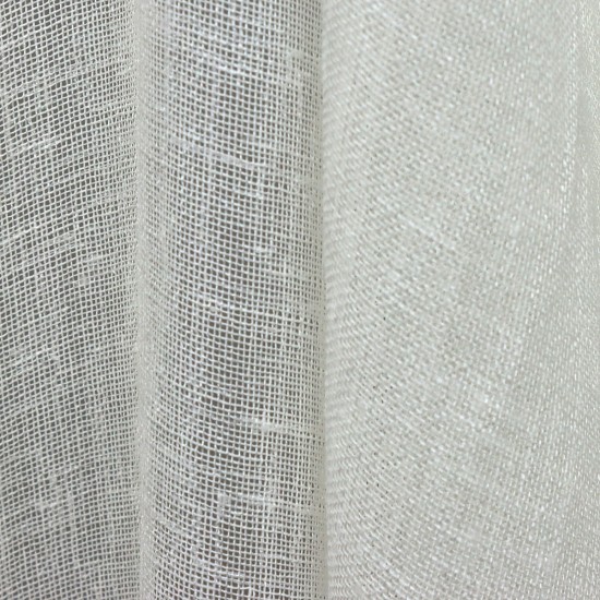 Kt-202 Wholesale Linen Tulle Curtain Fabrics Living Room and Bedroom Curtains  100% Polyester