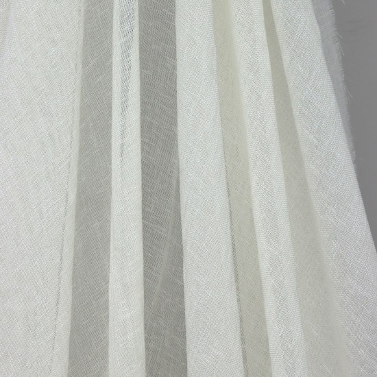 Kt-202 Wholesale Linen Tulle Curtain Fabrics Living Room and Bedroom Curtains  100% Polyester