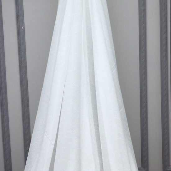 KT-303 V--0  Wholesale Linen Tulle Curtain Fabrics Living Room and Bedroom Curtains 2 Models  100% Polyester