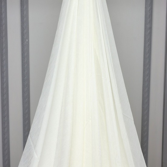 KT-303 V-1 Wholesale Linen Tulle Curtain Fabrics Living Room and Bedroom Curtains 2 Models  100% Polyester