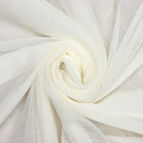 KT-303 V-1 Wholesale Linen Tulle Curtain Fabrics Living Room and Bedroom Curtains 2 Models  100% Polyester