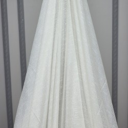 Kt-404 V-1 Wholesale Linen Tulle Curtain Fabrics Living Room and Bedroom Curtains 2 Models  100% Polyester