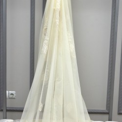 Kuşadası V-53 Wholesale Embroidered Brode Tulle Curtain Fabrics Living Room and Bedroom Curtains 3 Models 100% Polyester