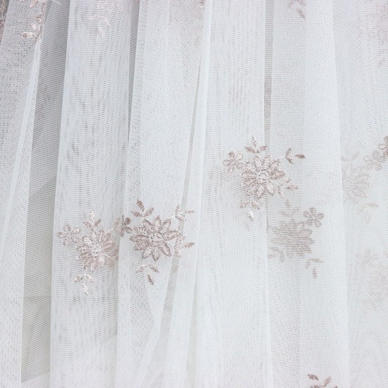 London V-5 Wholesale Transparent Tulle Curtain Fabrics Living Room and Bedroom Curtains 3 Models 100% Polyester