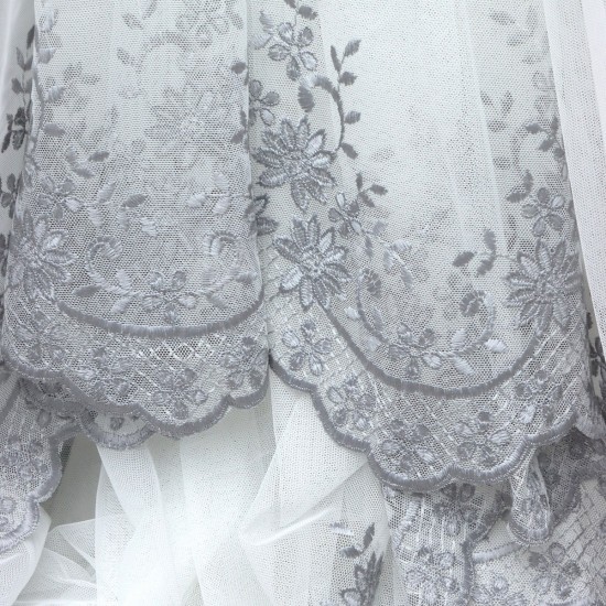 London V-10 Wholesale Transparent Tulle Curtain Fabrics Living Room and Bedroom Curtains 3 Models 100% Polyester