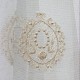 Milano V-18 Wholesale Brode Embroidered Tulle Curtain Fabrics Living Room and Bedroom Curtains 3 Models 100% Polyester