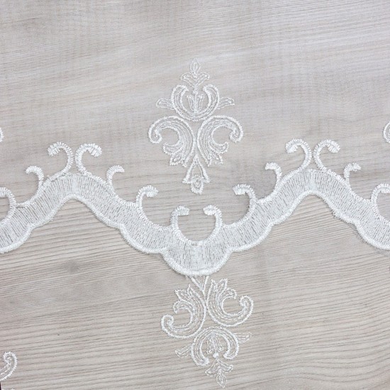 Montreal V--2 Wholesale Brode Tulle Curtain Fabrics Living Room and Bedroom Curtains 3 Models 100% Polyester