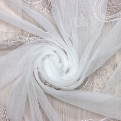Nakış V-5 Wholesale Brode Embroidered Tulle Curtain Fabrics Living Room and Bedroom Curtains 5 Models 100% Polyester