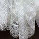 Natural-100 V--1 Wholesale Brode Embroidered Tulle Curtain Fabrics Living Room and Bedroom Curtains 2 Models 100% Polyester