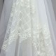 Natural-100 V-2 Wholesale Brode Embroidered Tulle Curtain Fabrics Living Room and Bedroom Curtains 2 Models 100% Polyester