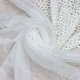 Petek Etek Wholesale Transparent Tulle Curtain Fabrics Living Room and Bedroom Curtains 30 cm Lace Embroidery 100% Polyester 
