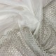 Petek Etek V-10 Wholesale Transparent Tulle Curtain Fabrics Living Room and Bedroom Curtains 90 cm Lace Embroidery 3 Models 100% Polyester 