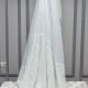 Petek Etek V-11 Wholesale Transparent Tulle Curtain Fabrics Living Room and Bedroom Curtains 90 cm Lace Embroidery 3 Models 100% Polyester 