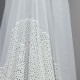 Petek Etek V-11 Wholesale Transparent Tulle Curtain Fabrics Living Room and Bedroom Curtains 90 cm Lace Embroidery 3 Models 100% Polyester 