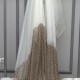 Petek Etek V-12 Wholesale Transparent Tulle Curtain Fabrics Living Room and Bedroom Curtains 90 cm Lace Embroidery 3 Models 100% Polyester 