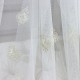 Roma V-4 Wholesale Brode Embroidered Tulle Curtain Fabrics Living Room and Bedroom Curtains 4 Models 100% Polyester