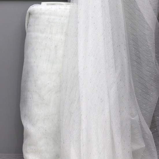 Rowenta V--1 Wholesale Silvery Tulle Curtain Fabrics Living Room and Bedroom Curtains 6 Models 100% Polyester