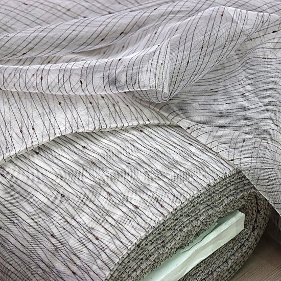 Rowenta V-6 Wholesale Silvery Tulle Curtain Fabrics Living Room and Bedroom Curtains 6 Models 100% Polyester