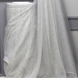 Rowenta V-7 Wholesale Silvery Tulle Curtain Fabrics Living Room and Bedroom Curtains 6 Models 100% Polyester