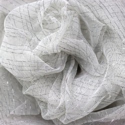 Rowenta V-7 Wholesale Silvery Tulle Curtain Fabrics Living Room and Bedroom Curtains 6 Models 100% Polyester