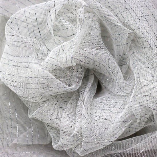 Rowenta V-7 Wholesale Silvery Tulle Curtain Fabrics Living Room and Bedroom Curtains 6 Models 100% Polyester