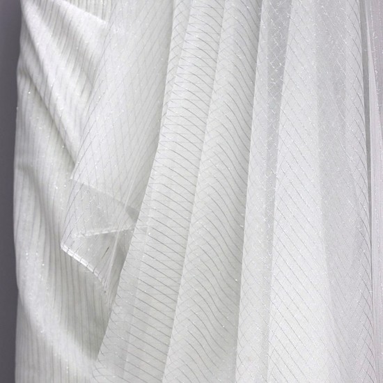 Samira V-2 Wholesale Decorative Tulle Curtain Fabrics Living Room and Bedroom Curtains 4 Models 100% Polyester