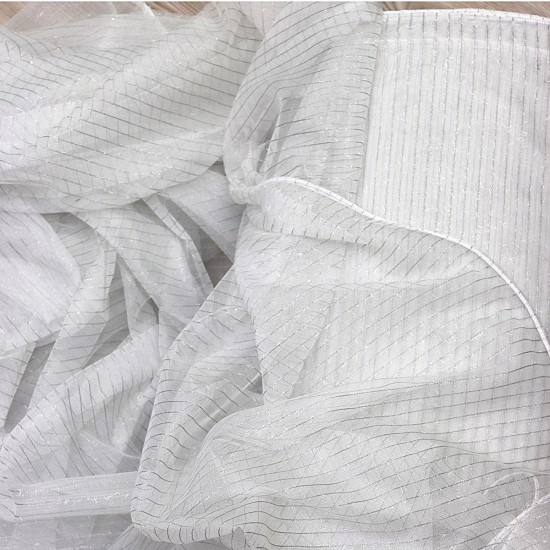 Samira V-2 Wholesale Decorative Tulle Curtain Fabrics Living Room and Bedroom Curtains 4 Models 100% Polyester