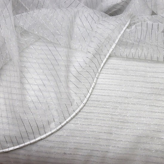 Samira V-2 Wholesale Decorative Tulle Curtain Fabrics Living Room and Bedroom Curtains 4 Models 100% Polyester