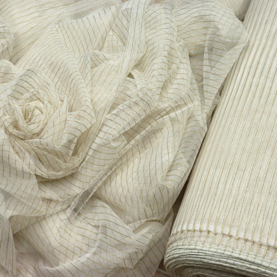 Samira V-3 Wholesale Decorative Tulle Curtain Fabrics Living Room and Bedroom Curtains 4 Models 100% Polyester