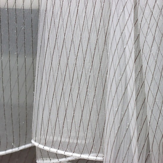 Samira V-4 Wholesale Decorative Tulle Curtain Fabrics Living Room and Bedroom Curtains 4 Models 100% Polyester