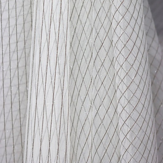 Samira V-4 Wholesale Decorative Tulle Curtain Fabrics Living Room and Bedroom Curtains 4 Models 100% Polyester