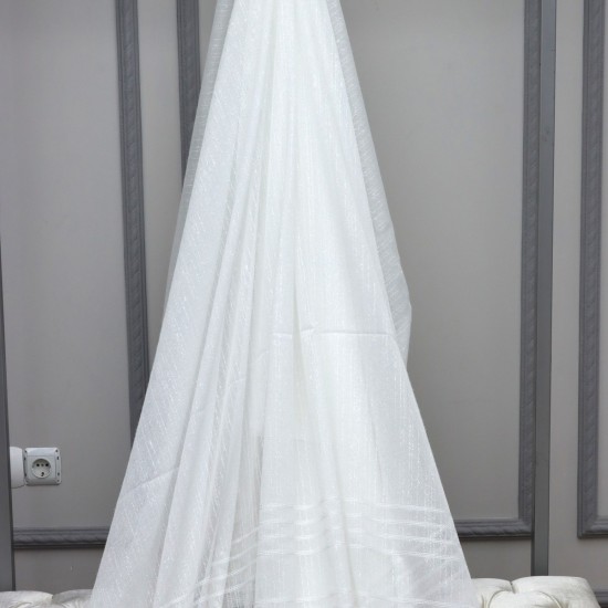 Sentosa V-10 Wholesale Transparent Tulle Curtain Fabrics Living Room and Bedroom Curtains 2 Models 100% Polyester