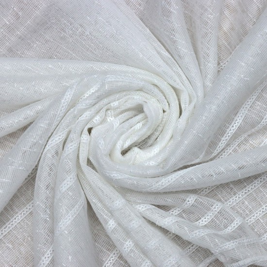 Sentosa V-10 Wholesale Transparent Tulle Curtain Fabrics Living Room and Bedroom Curtains 2 Models 100% Polyester