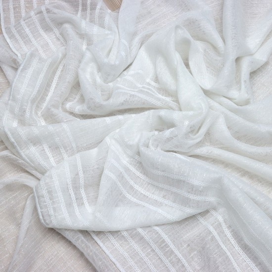 Sentosa V-10 Wholesale Transparent Tulle Curtain Fabrics Living Room and Bedroom Curtains 2 Models 100% Polyester