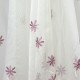 Seul V-68 Wholesale Brode Embroidered Tulle Curtain Fabrics Living Room and Bedroom Curtains 2 Models 100% Polyester