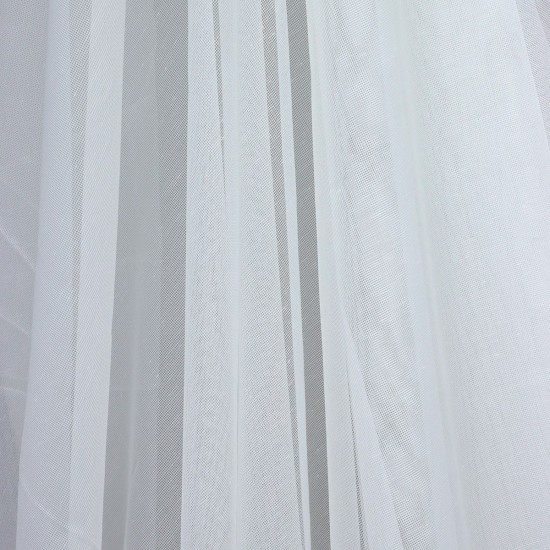 St-407 V-1 Wholesale Transparent Linen Tulle Curtain Fabrics Living Room and Bedroom Curtains 2 Models 100% Polyester