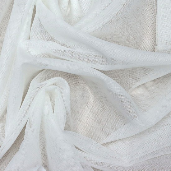 St-407 V-1 Wholesale Transparent Linen Tulle Curtain Fabrics Living Room and Bedroom Curtains 2 Models 100% Polyester