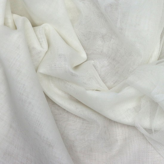 St-407 V-2 Wholesale Transparent Linen Tulle Curtain Fabrics Living Room and Bedroom Curtains 2 Models 100% Polyester