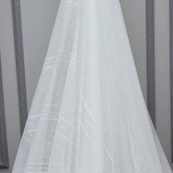 Start V-442 Wholesale Transparent Tulle Curtain Fabrics Living Room and Bedroom Curtains 2 Models 100% Polyester