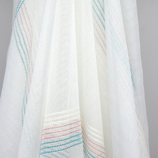 Surabaya V-16 Wholesale Transparent Tulle Curtain Fabrics Living Room and Bedroom Curtains 5 Models 100% Polyester