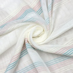 Surabaya V-16 Wholesale Transparent Tulle Curtain Fabrics Living Room and Bedroom Curtains 5 Models 100% Polyester