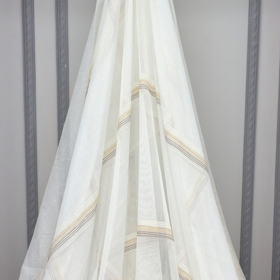 Surabaya V-24 Wholesale Transparent Tulle Curtain Fabrics Living Room and Bedroom Curtains 5 Models 100% Polyester